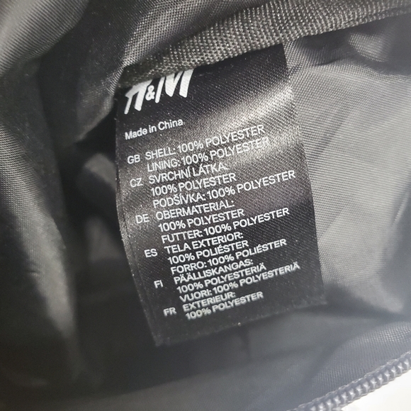 H&M Black Sequins Mini Clutch Bag Makeup Travel - Picture 4 of 4